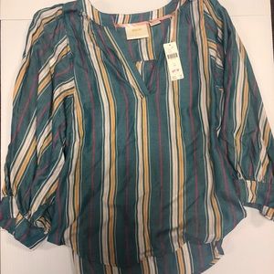 Maeve by Anthropologie striped shirt